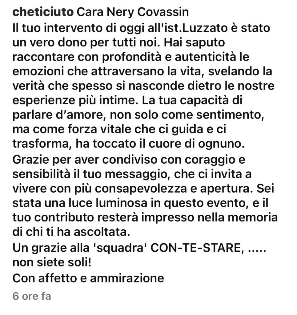 Presentazione Portogruaro a cura di Nerina Covassin Ass. Con-Te-Stare Sportello Attivo Transgender Centro ONIG Padova