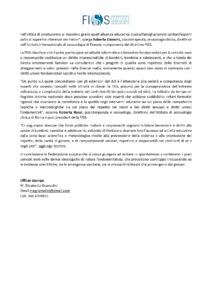 COMUNICATO STAMPA EDUCAZIONE SESSUALE A RISCHIO: FISS ALLARMATA DAL DDL SUL CONSENSO PREVENTIVO. "GRAVE PASSO INDIETRO PER LA SALUTE DEI GIOVANI" Ass. Con-Te-Stare Sportello Attivo Transgender Centro ONIG Padova